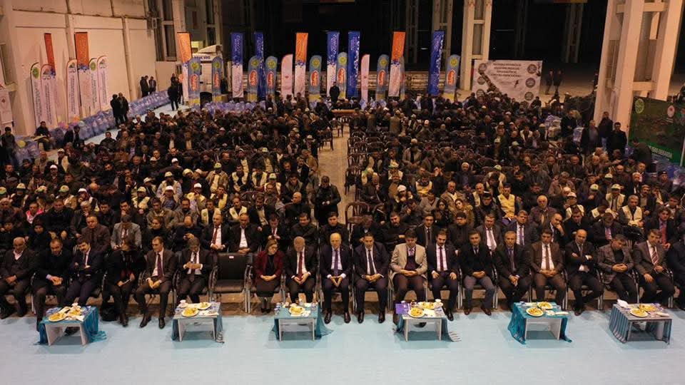 Projelerimiz kapsamında Küçükbaş süt sağım makinası dağıtım törenimizden