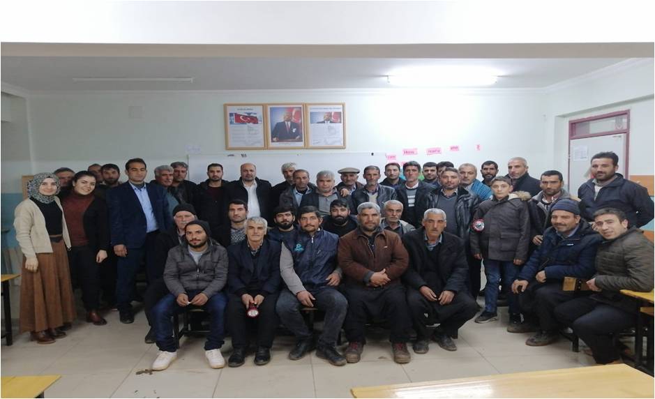 Araban ilçemizde üyelerimiz ile yapmış olduğumuz bilgilendirme toplantısından görüntü
